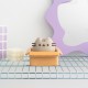 Tirelire Pusheen en vinyle avec bouchon inférieur