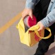 Sac à déjeuner jaune Stranger Things Surfer Boy Pizza