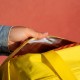 Sac à déjeuner jaune Stranger Things Surfer Boy Pizza