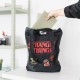 Bolso de tela Stranger Things con parches y cremallera