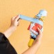 Parapluie The Simpsons avec fond bleu et personnages, ouvert