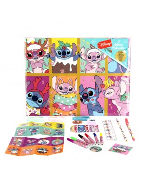 Calendario de Adviento Stitch papelería y sorpresas