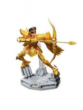 Figurine de construction Sagittaire de Saint Seiya avec armure dorée