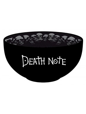 Bol negro de Death Note con calaveras, 600 ml
