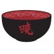 Bol Akatsuki Naruto Shippuden negro y rojo 600 ml