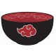Bol Akatsuki Naruto Shippuden negro y rojo 600 ml