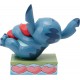 Figura de Stitch de Enesco con un corazón rojo