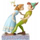 Figura Enesco de Peter Pan, Wendy e Sininho, 19 cm