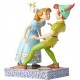 Figura Enesco de Peter Pan, Wendy e Sininho, 19 cm