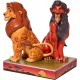 Figura decorativa de Simba e Scar de O Rei Leão