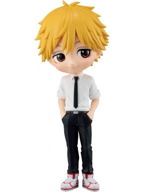 Figura Q Posket Denji Chainsaw Man de 14 cm