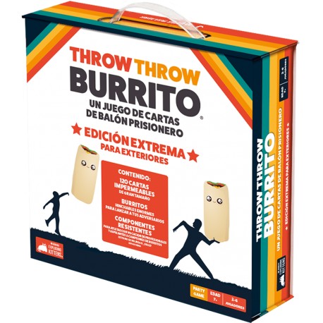Boîte du jeu Throw Throw Burrito Édition Extrême