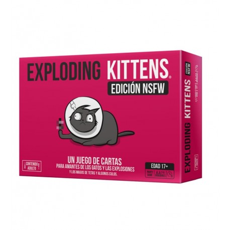 caixa de jogo Exploding Kittens NSFW