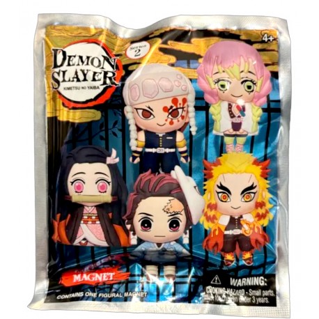 Ímãs 3D de personagens de Demon Slayer Série 2