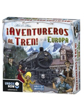 Caixa do jogo Aventuros no Trem - Europa
