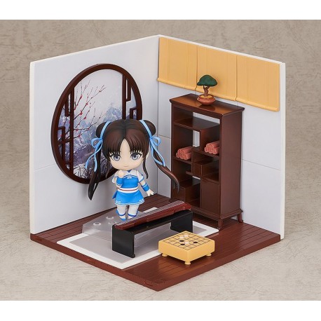 Diorama Nendoroid de un estudio chino con muebles tradicionales
