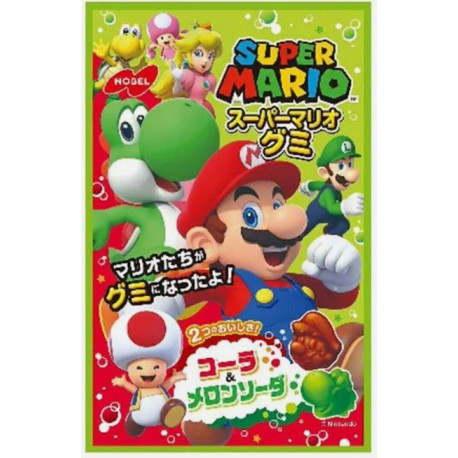 Gominolas Nobel sabor Cola y Melón Super Mario