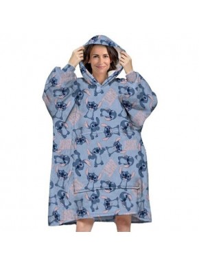 Poncho Batamanta Polar Stitch Disney oversize