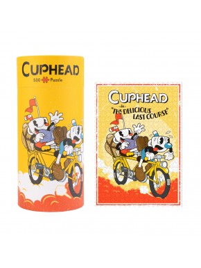 Puzzle Cuphead 500 pièces avec emballage cylindrique