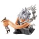 Figura de Luffy Gear 5 y Borsalino One Piece 20 cm