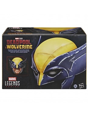 Casco premium Lobezno Marvel Legends Hasbro con base