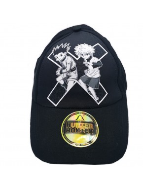 Boné preto Hunter X Hunter com personagens