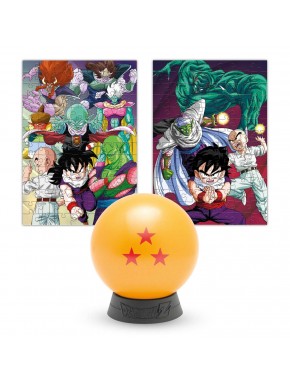 Puzzle coleccionable Dragon Ball Z bola de 3 estrellas