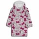 Poncho polar Hello Kitty con estampado y capucha para adultos