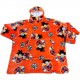 Poncho polaire orange de Goku de Dragon Ball pour adulte