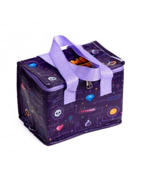 Bolsa térmica Game Over design pixelizado
