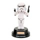 Muñeco solar Stormtrooper de Star Wars sobre base negra