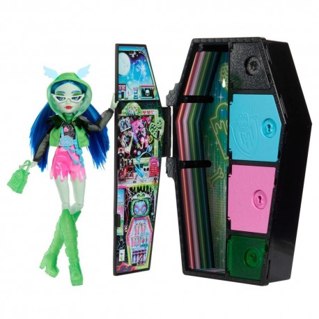 Poupée Monster High Skulltimate Secrets Neon Frights avec casier
