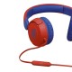 Auriculares JBL Jr310 rojo y azul para niños