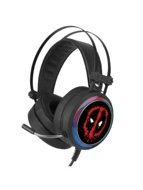 Auriculares gaming Deadpool Marvel con luces LED