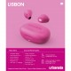 Auriculares true wireless Urbanista Lisbon en rosa