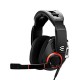 Auriculares gaming EPOS GSP 500 negros con detalles rojos