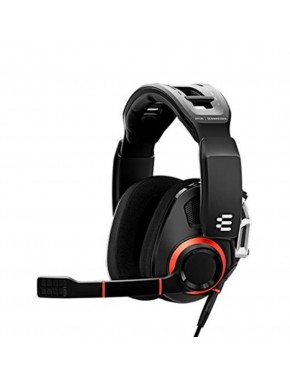 Auriculares gaming EPOS GSP 500 negros con detalles rojos