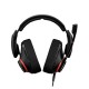 Auriculares gaming EPOS GSP 500 negros con detalles rojos