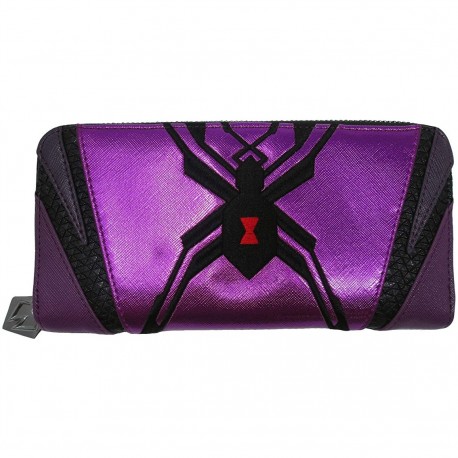 Cartera Loungefly púrpura de Widowmaker de Overwatch