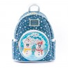 Mochila Loungefly Disney Minnie e Mickey Let It Snow
