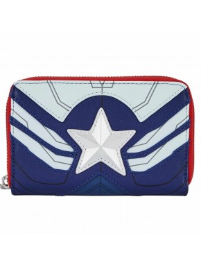 Cartera de cosplay de Marvel Falcon Capitán América de Loungefly