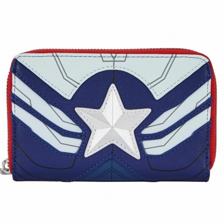 Cartera de cosplay de Marvel Falcon Capitán América de Loungefly