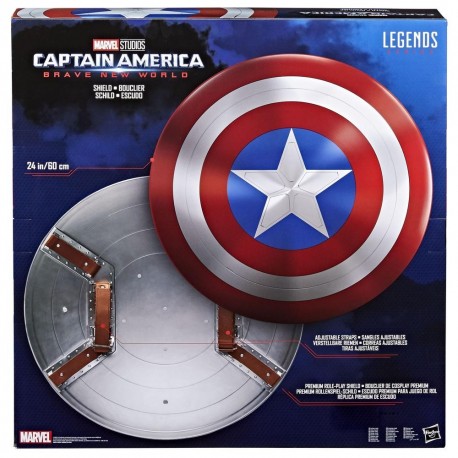 Escudo de Capitán América réplica 60 cm de Marvel Legends