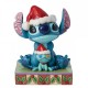 Figura navideña de Stitch de Enesco vestida de Santa Claus