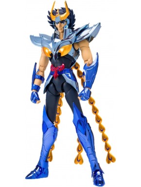 Figurine de Phoenix Ikki avec armure bleue et argentée