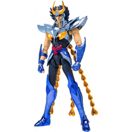 Figurine de Phoenix Ikki avec armure bleue et argentée