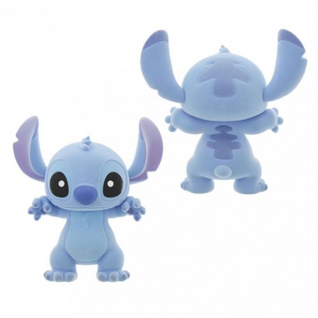 Figura flocada do Stitch da Disney com acabamento suave