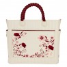 Sac Bandoulière Figural Loungefly Floral Crème et Rouge