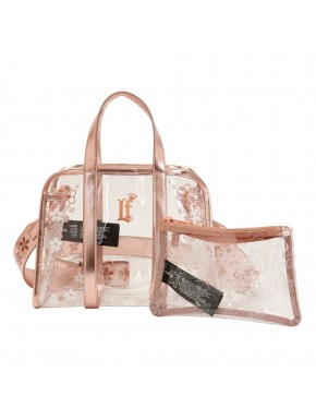 Sac bandoulière Loungefly Clear Floral avec détails dorés