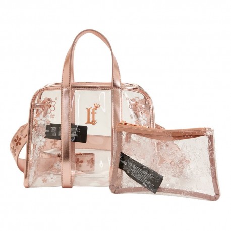 Sac bandoulière Loungefly Clear Floral avec détails dorés